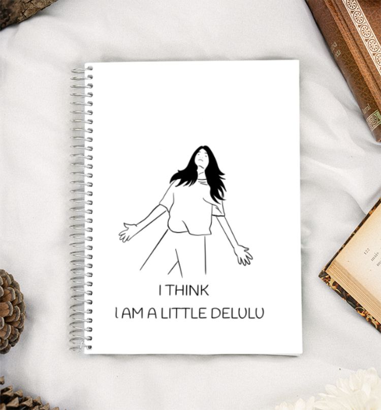 Little delulu A5 Notebook