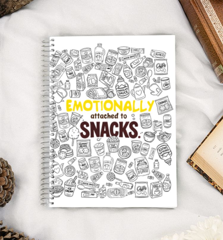 Snack Tee A5 Notebook