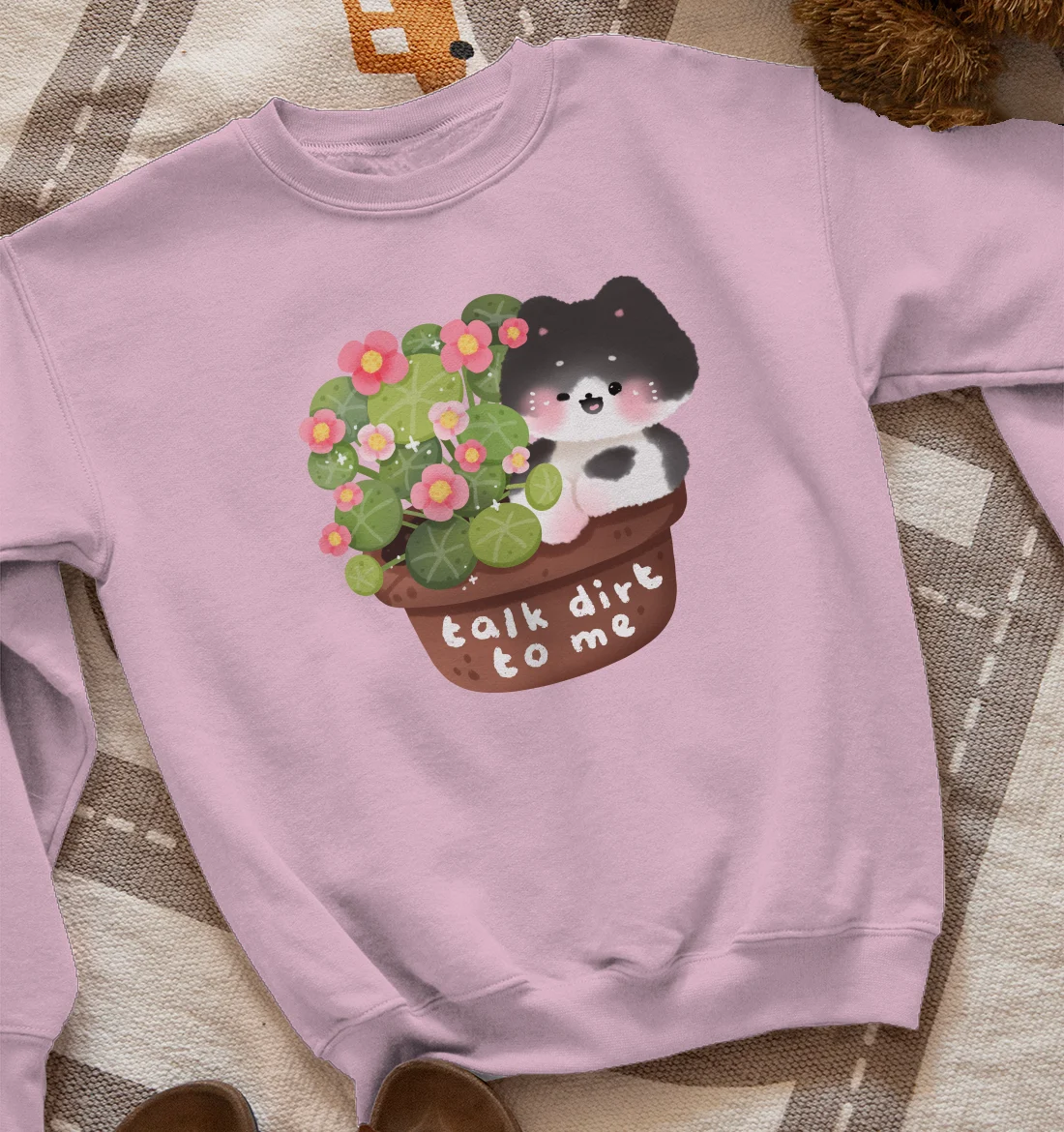 Cute kawaii plant lover pun Sweatshirt