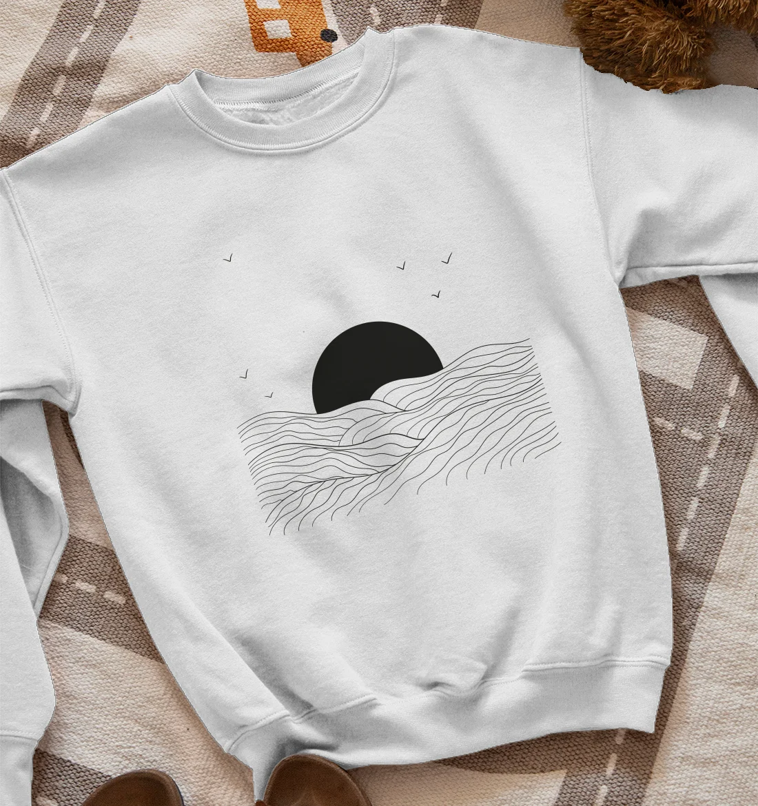 Black & White Sunset  Sweatshirt