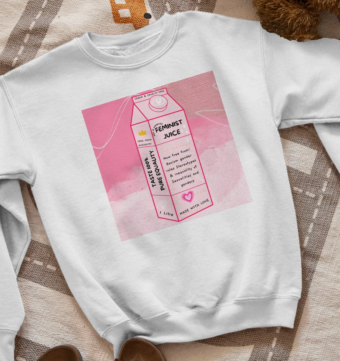 Feminism Juice Korean communism Minimalist Sweatshirt