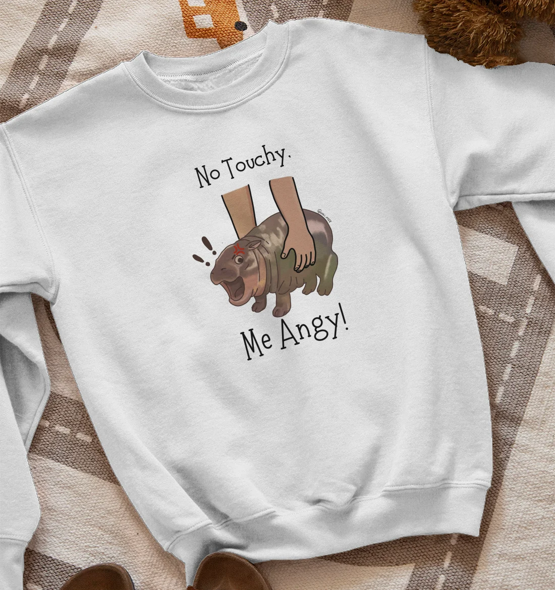 Angy Moo Deng Sweatshirt