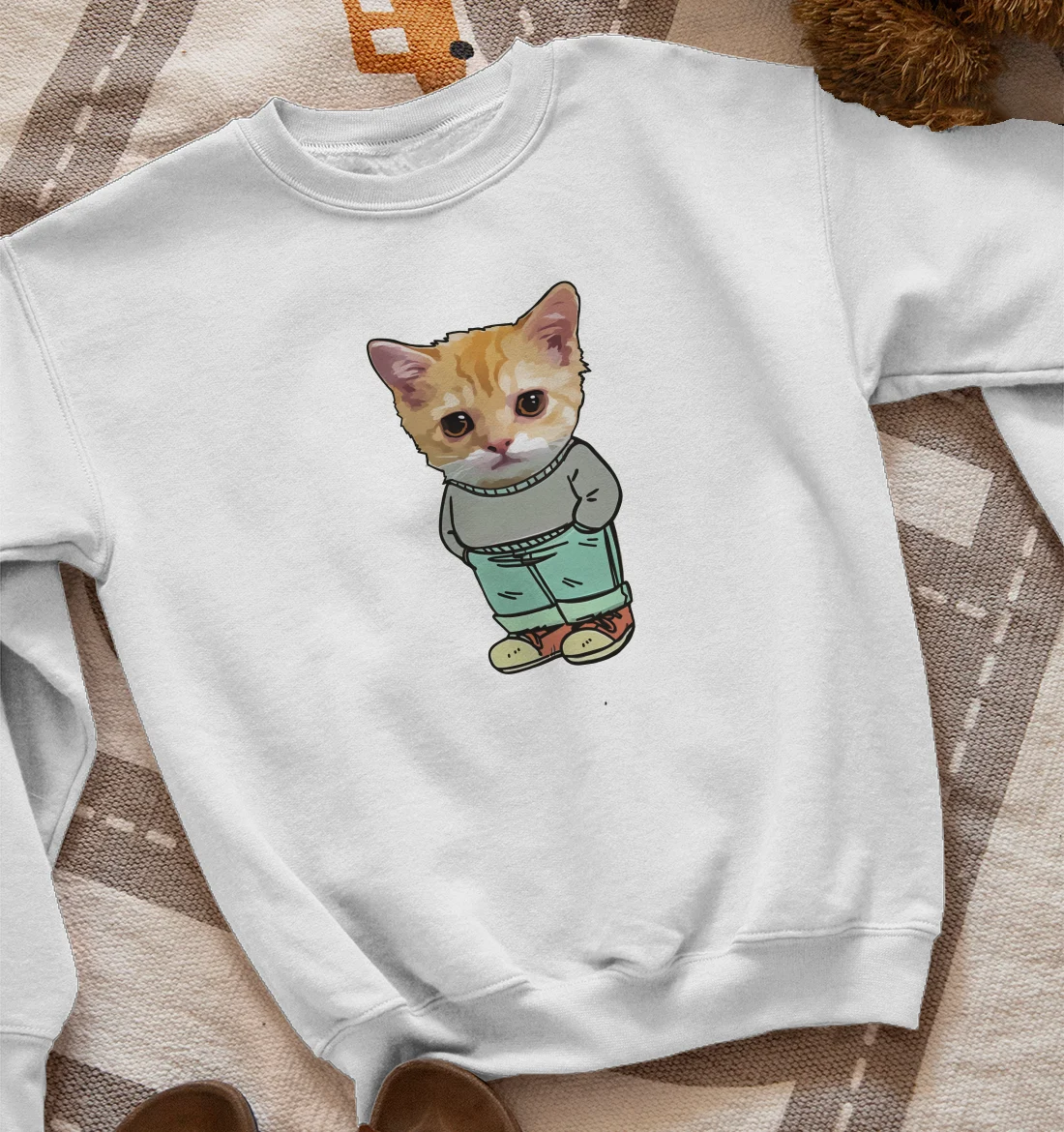 Just a Chill Cat Sweatshirt