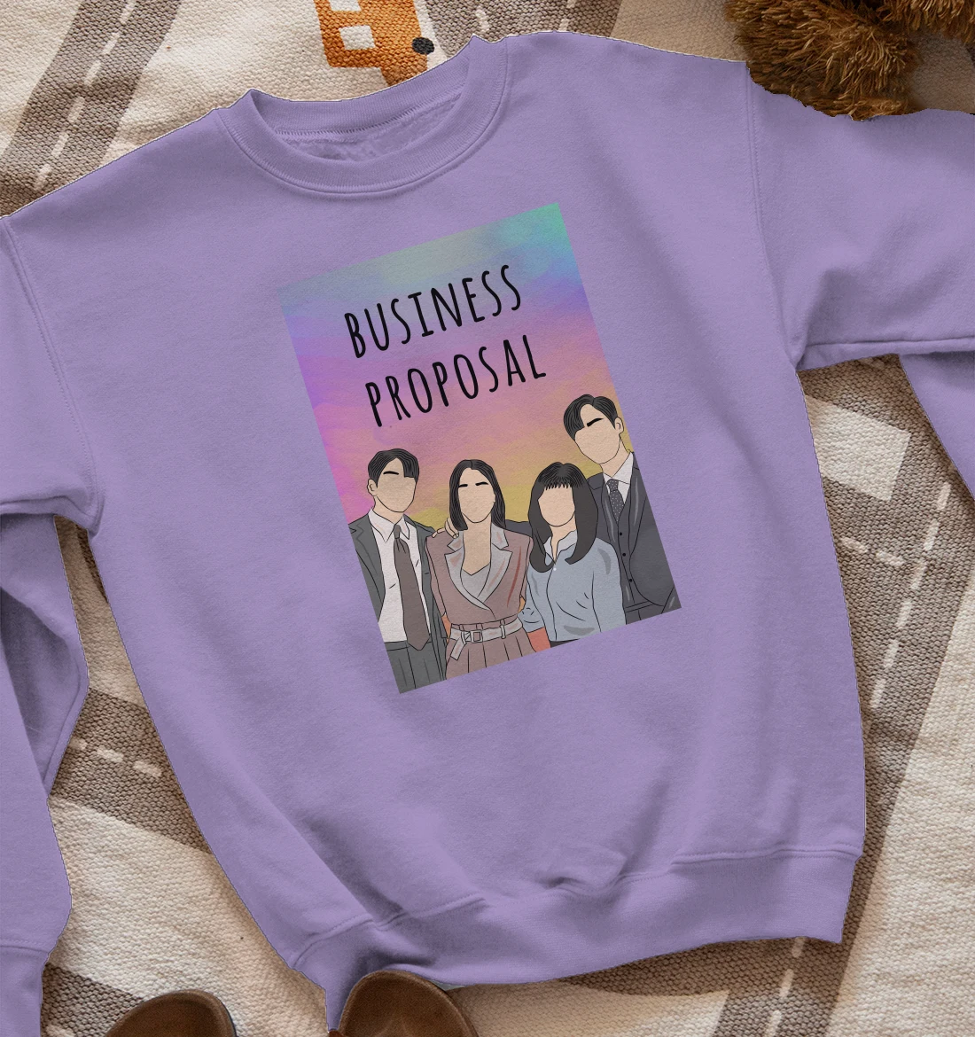 Business proposal cast fanart Sweatshirt