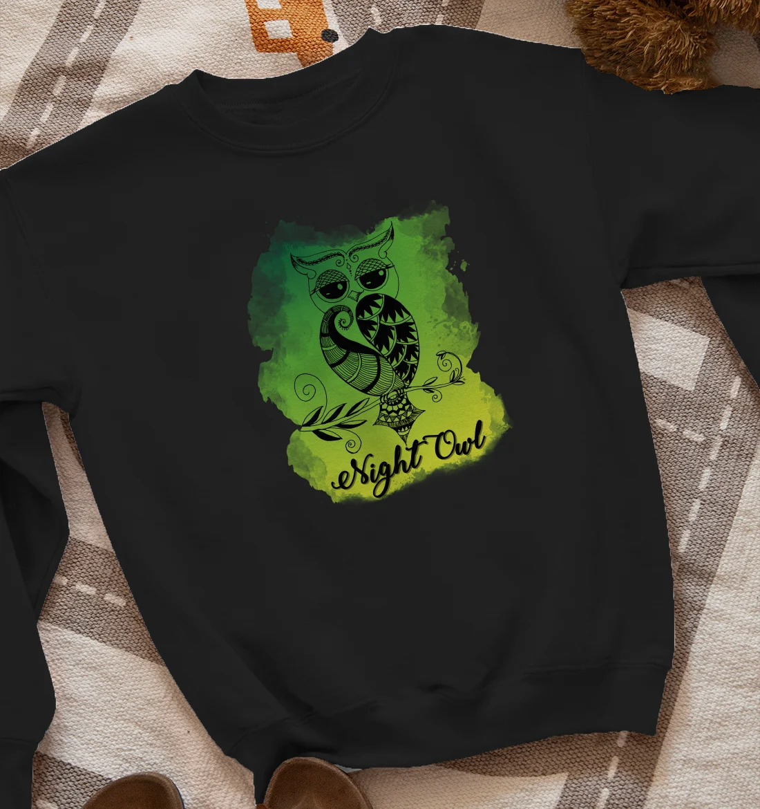 Night Owl Mandala Sweatshirt