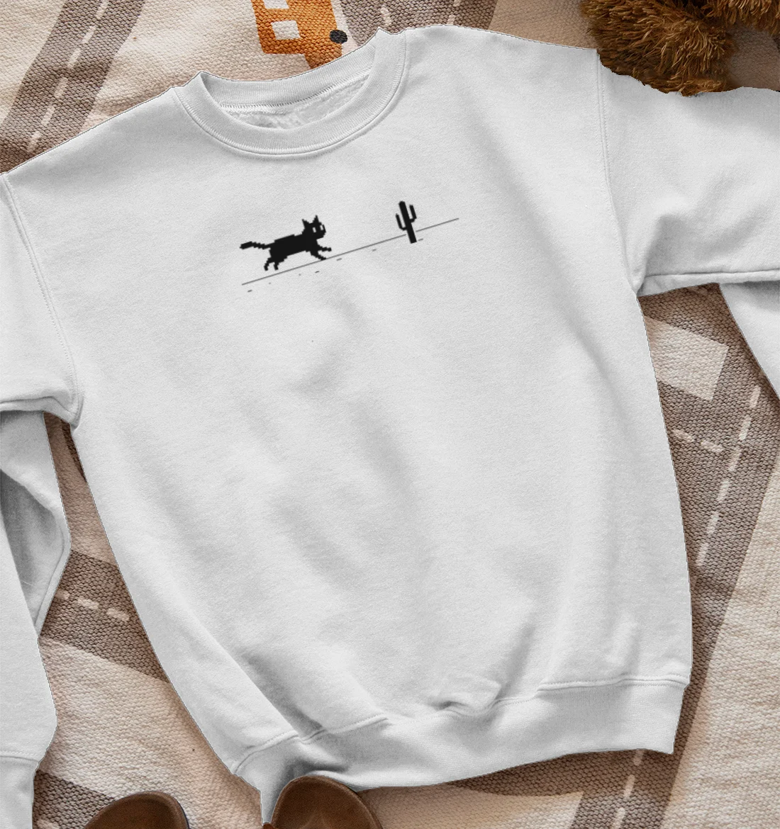 No Internet Cat Sweatshirt