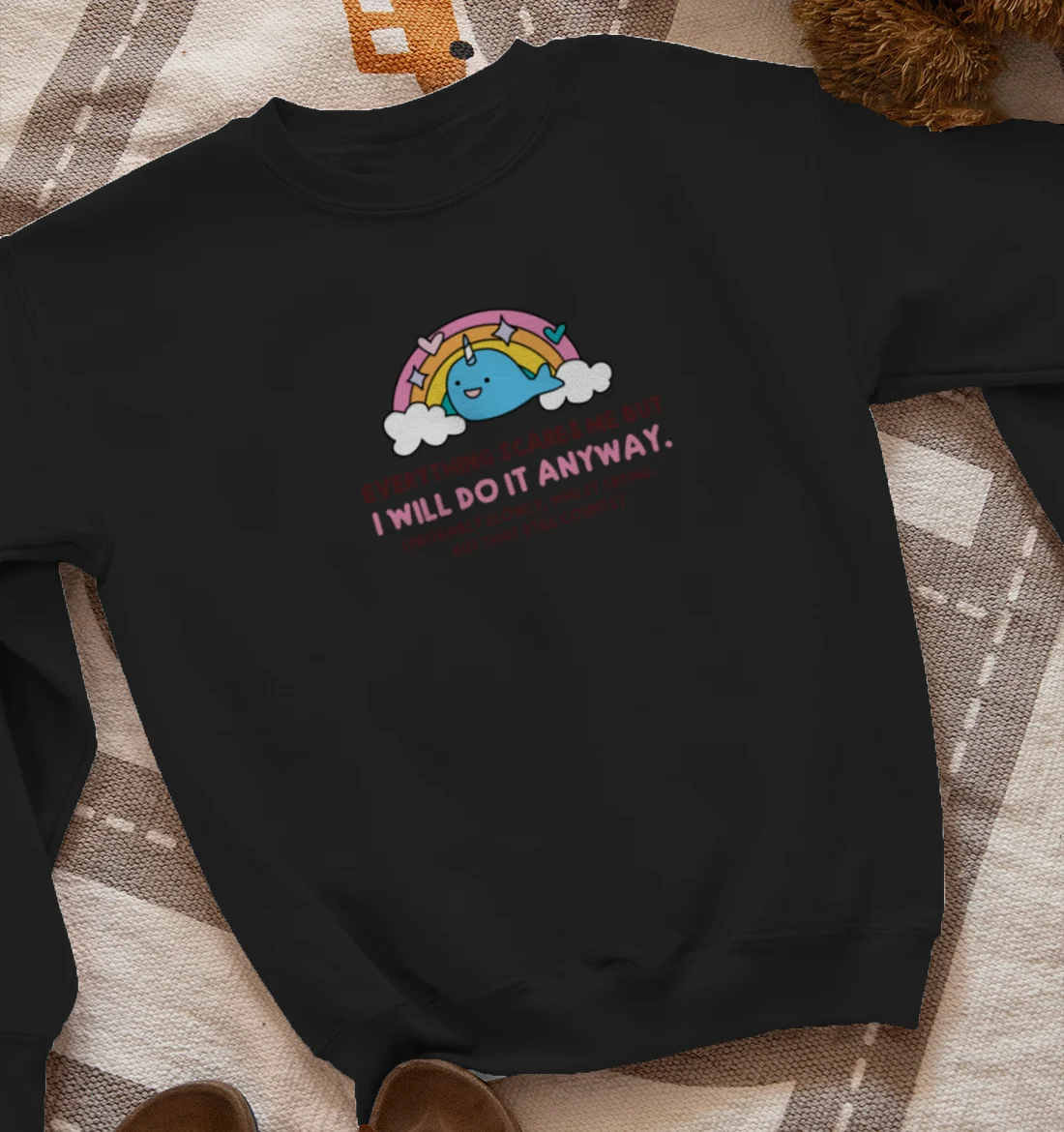 Wholesome whale design Sweatshirt