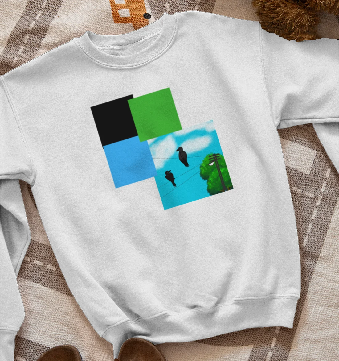 Crow's meet Sweatshirt