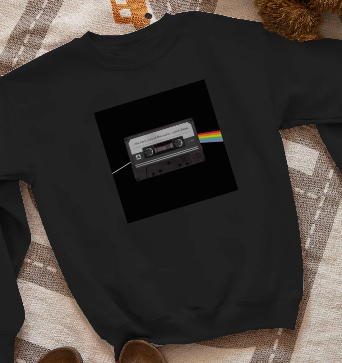 pink floyd cassette tape Sweatshirt