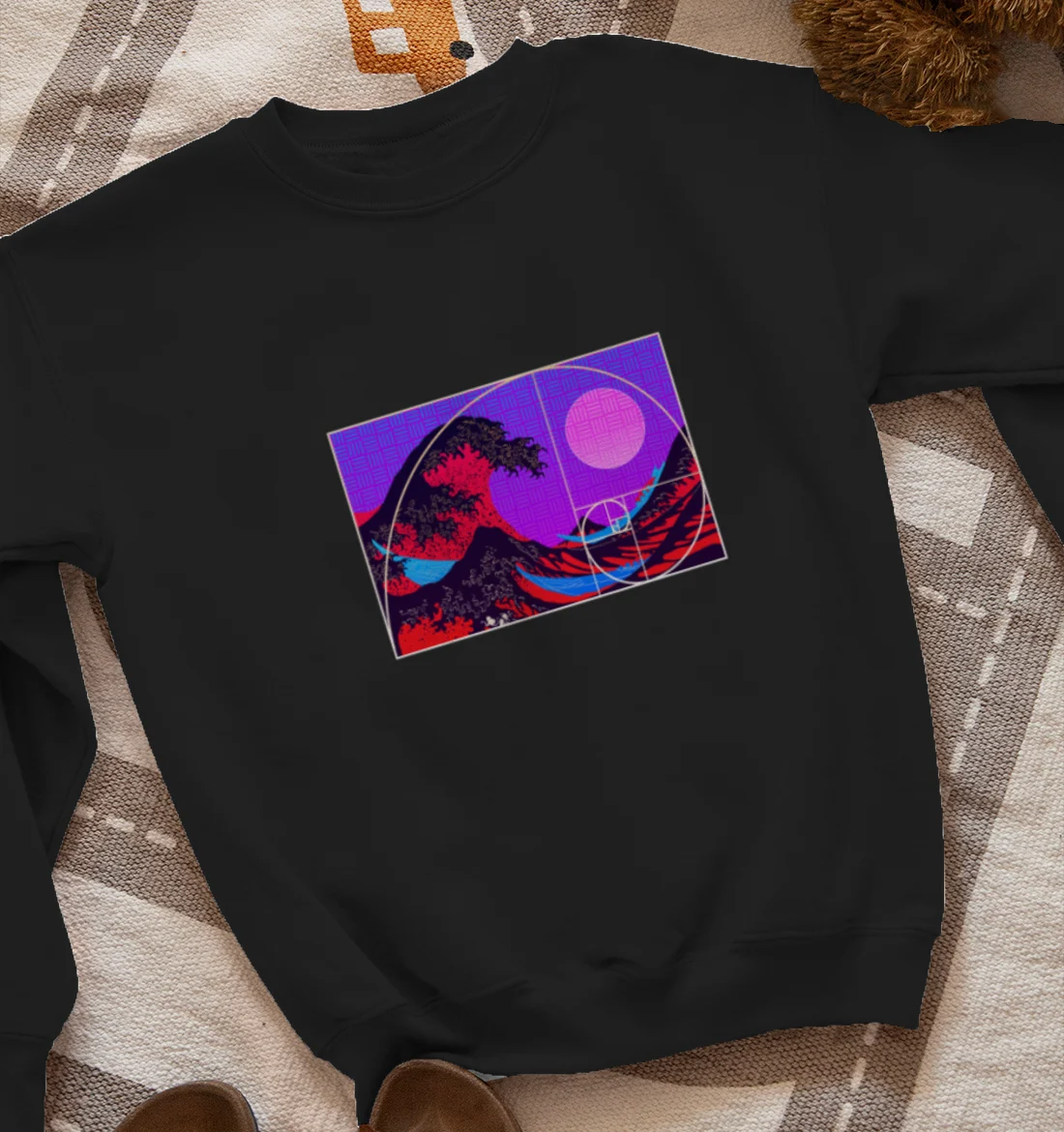 vaporwaves retro symmetry Sweatshirt