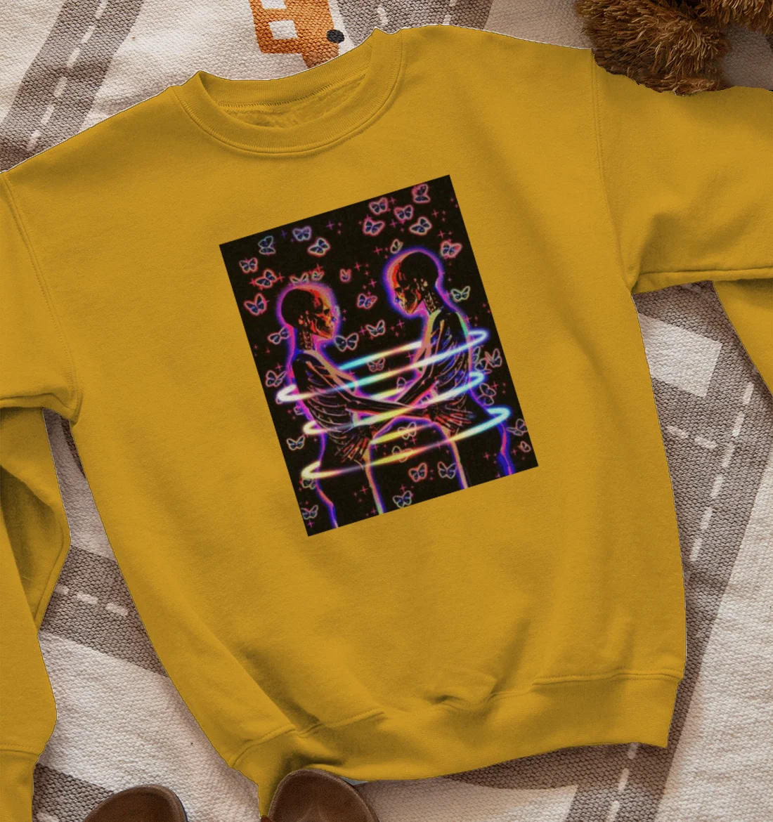 Look at me - dark skull art Sweatshirt