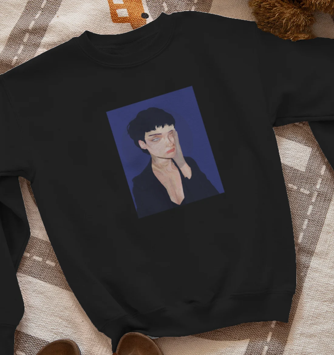 tired girl Sweatshirt
