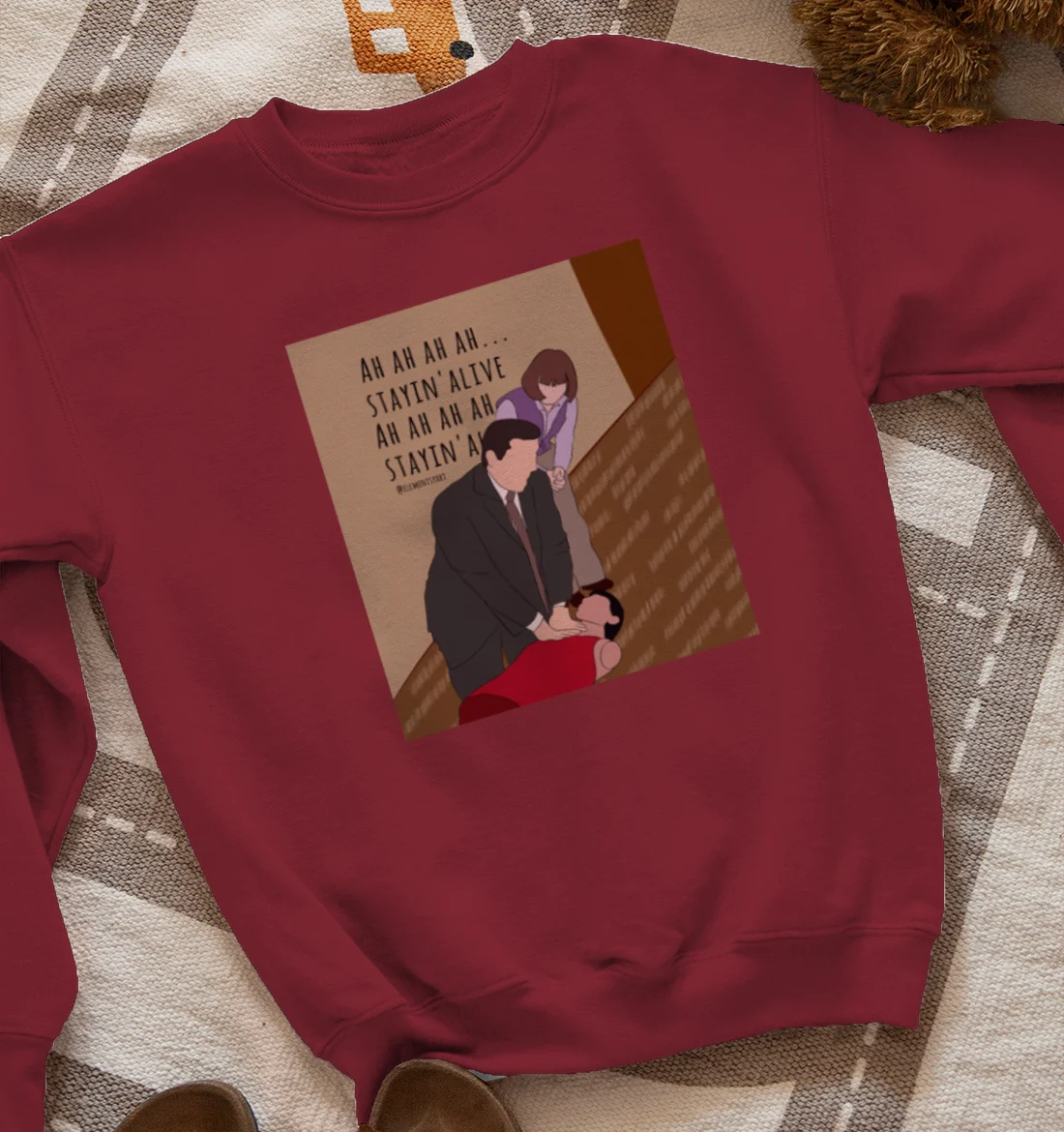 The office-Stayin alive CPR Sweatshirt