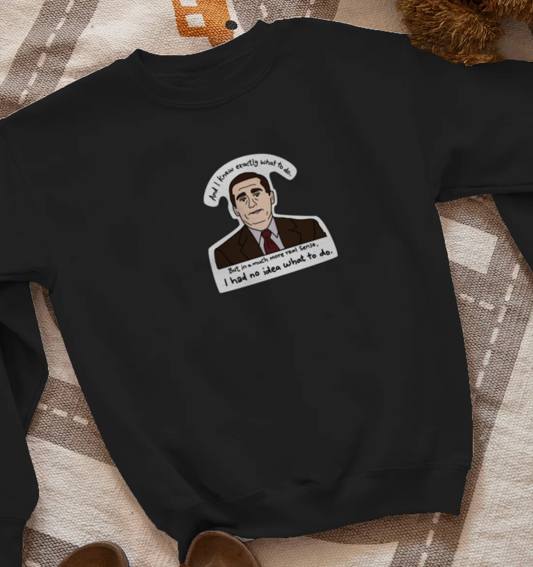 Michael Scott No Idea Sweatshirt