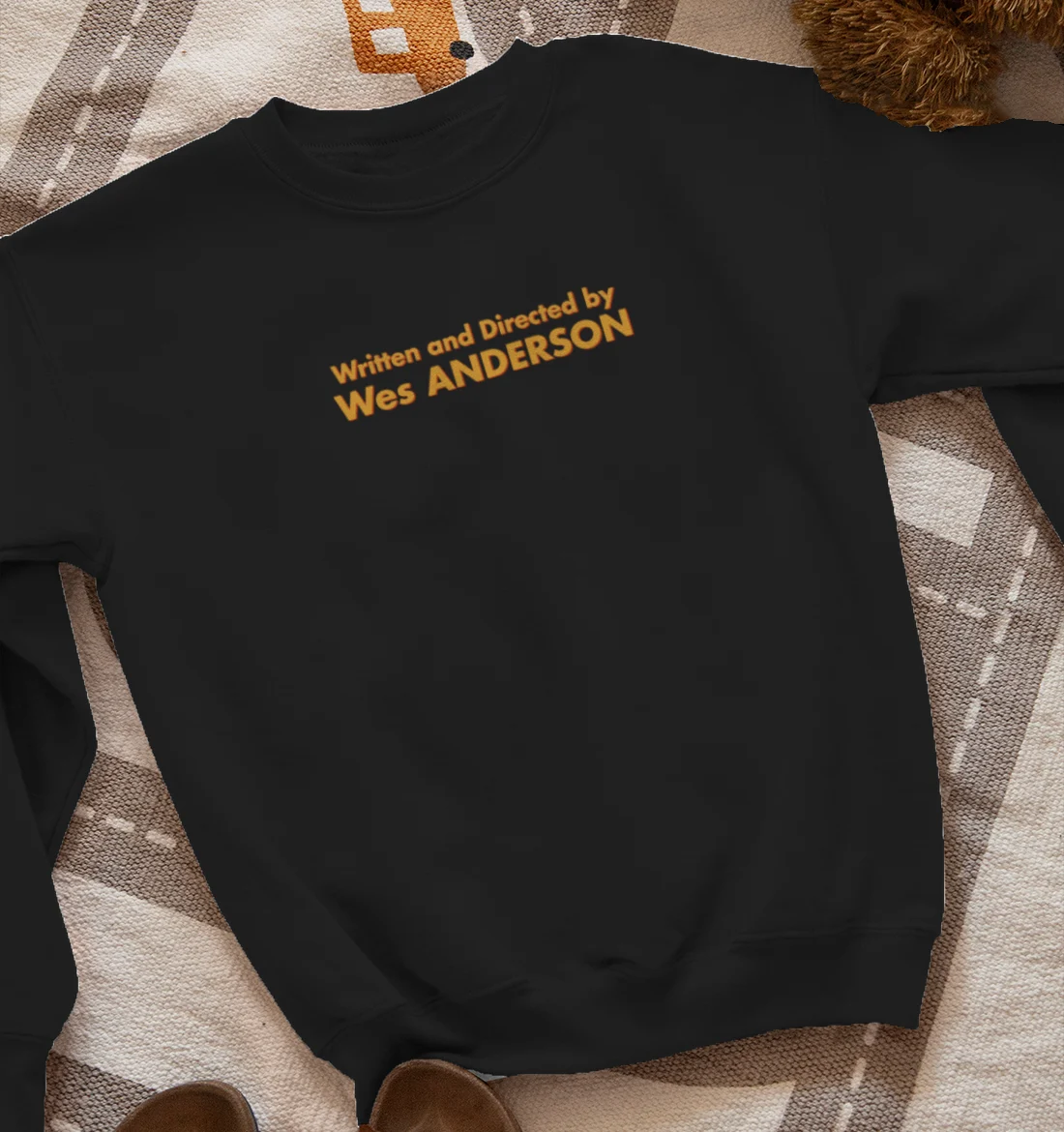 Wes Anderson Text Sweatshirt