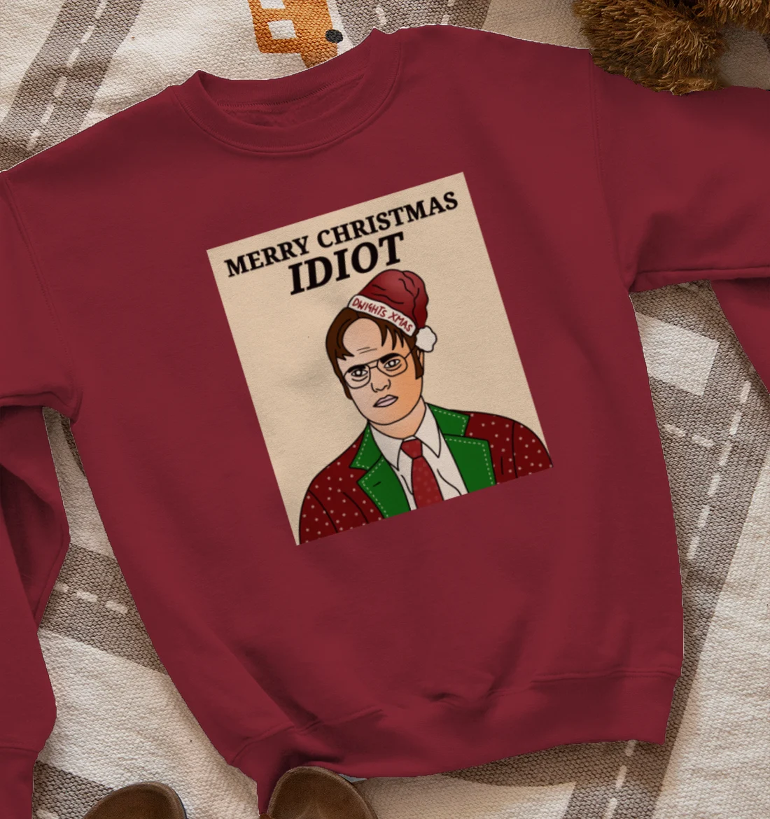 Dwight Christmas funny quote Sweatshirt