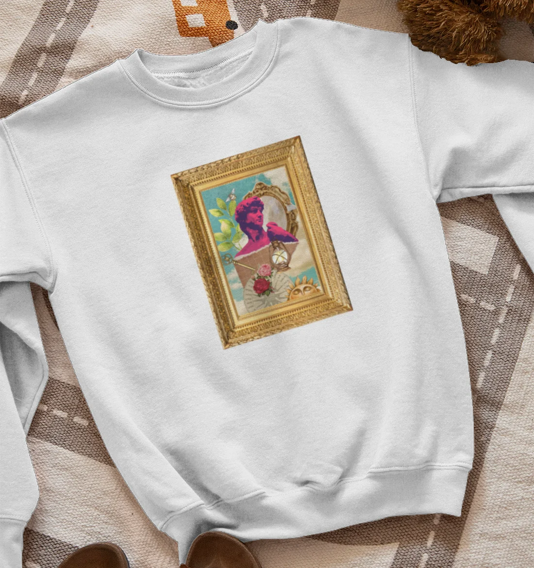 Vintage Greek Collage art Sweatshirt