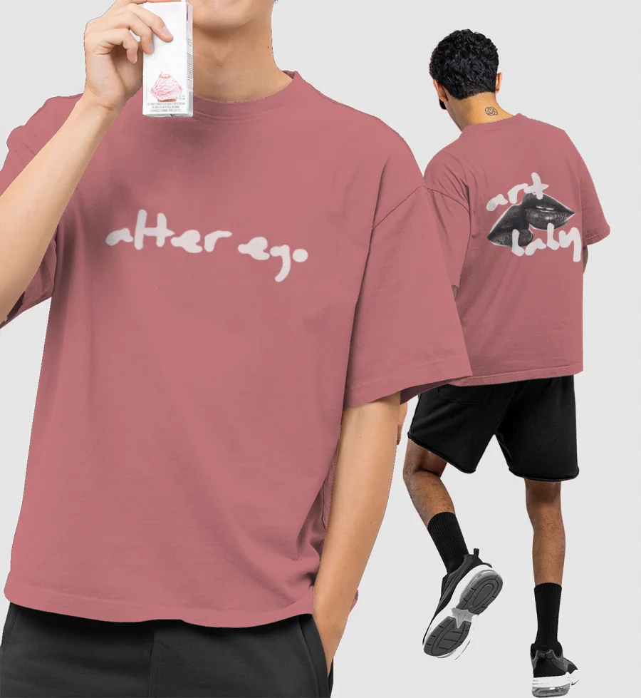art baby Oversized T-Shirt (Front & Back Print)