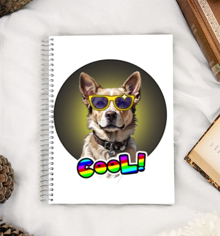 Cool Doggy  A5 Notebook
