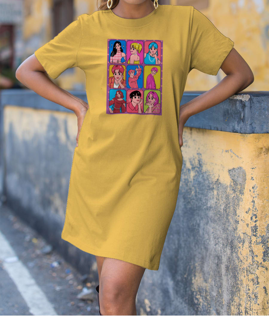 Kpop idol love T-Shirt Dress