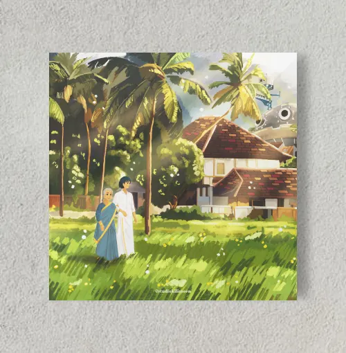 Ghibli x Kerala 8" x 8" Acrylic Poster