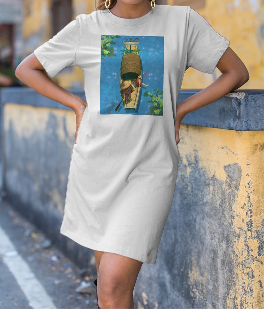 Anime Illustration  T-Shirt Dress