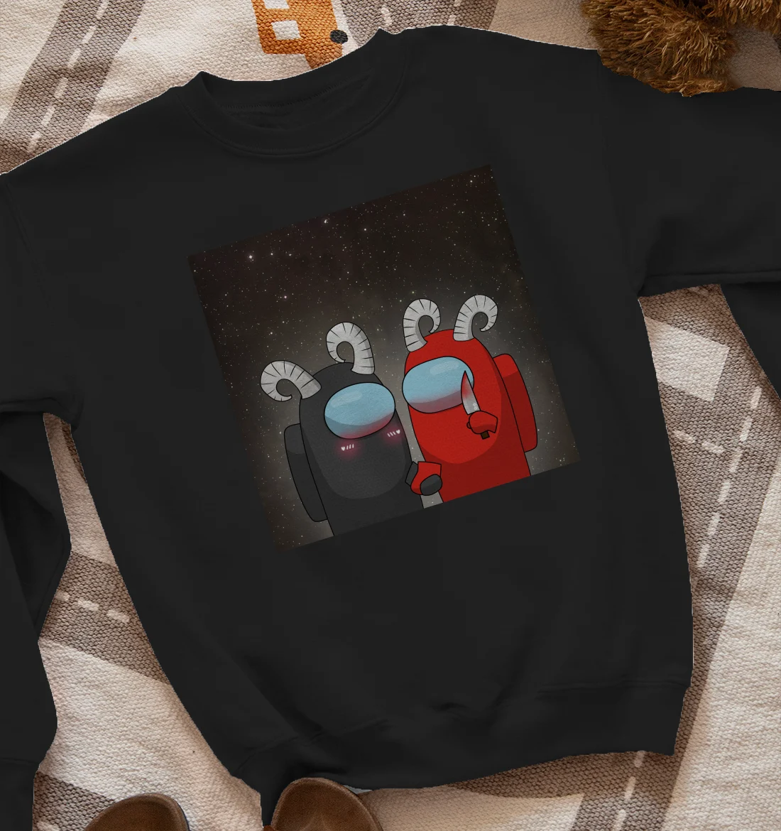 Among Us Couple Sweatshirt