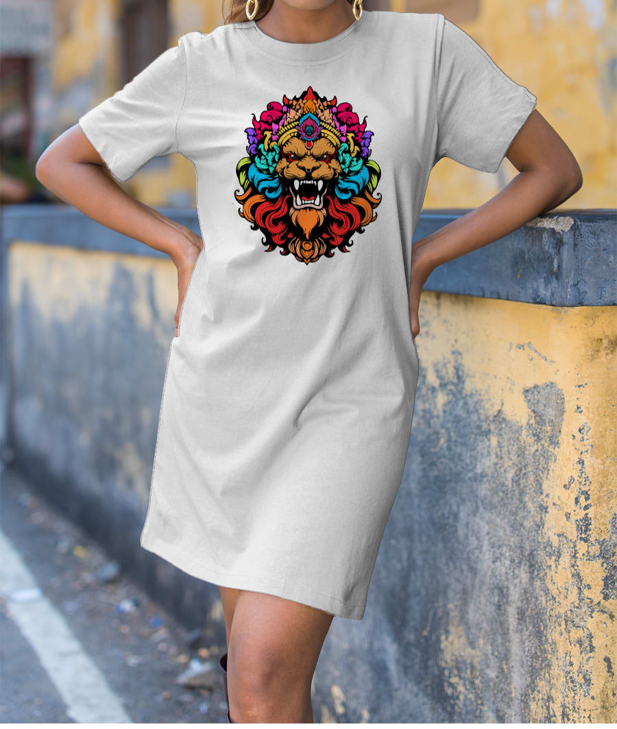 narasimha swamy T-Shirt Dress