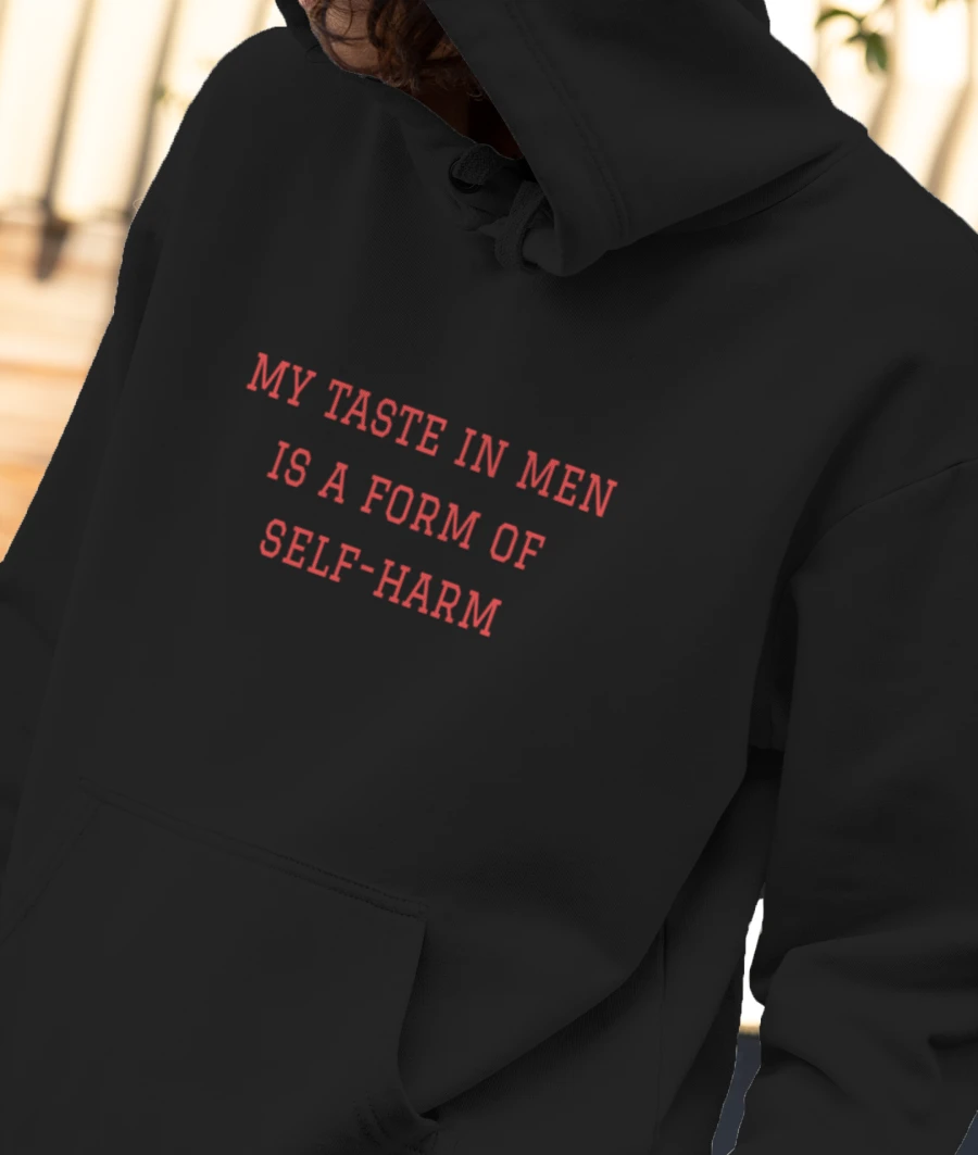 Opinions Front-Printed Hoodie