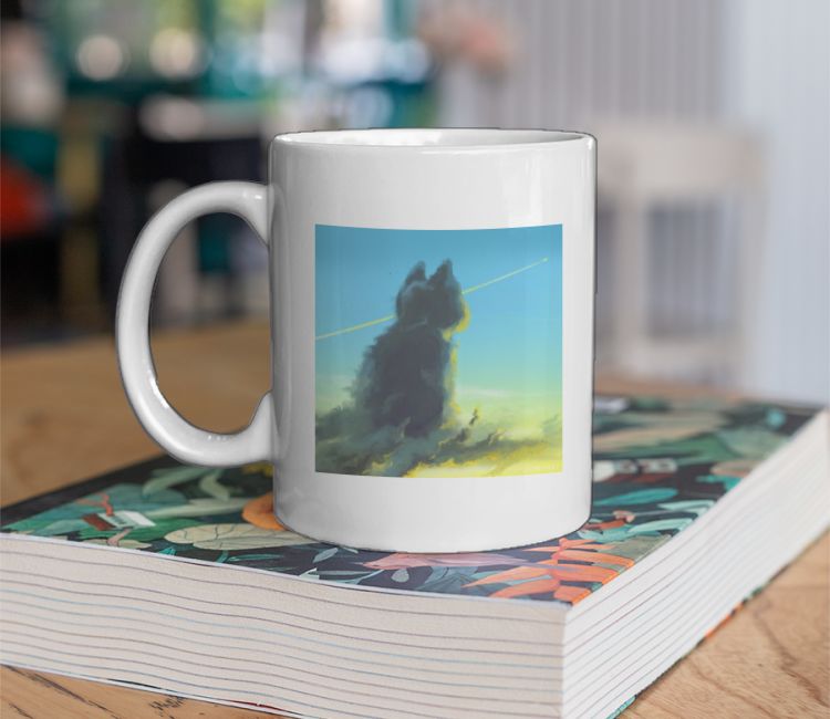 Cat in the clouds Coffee Mug