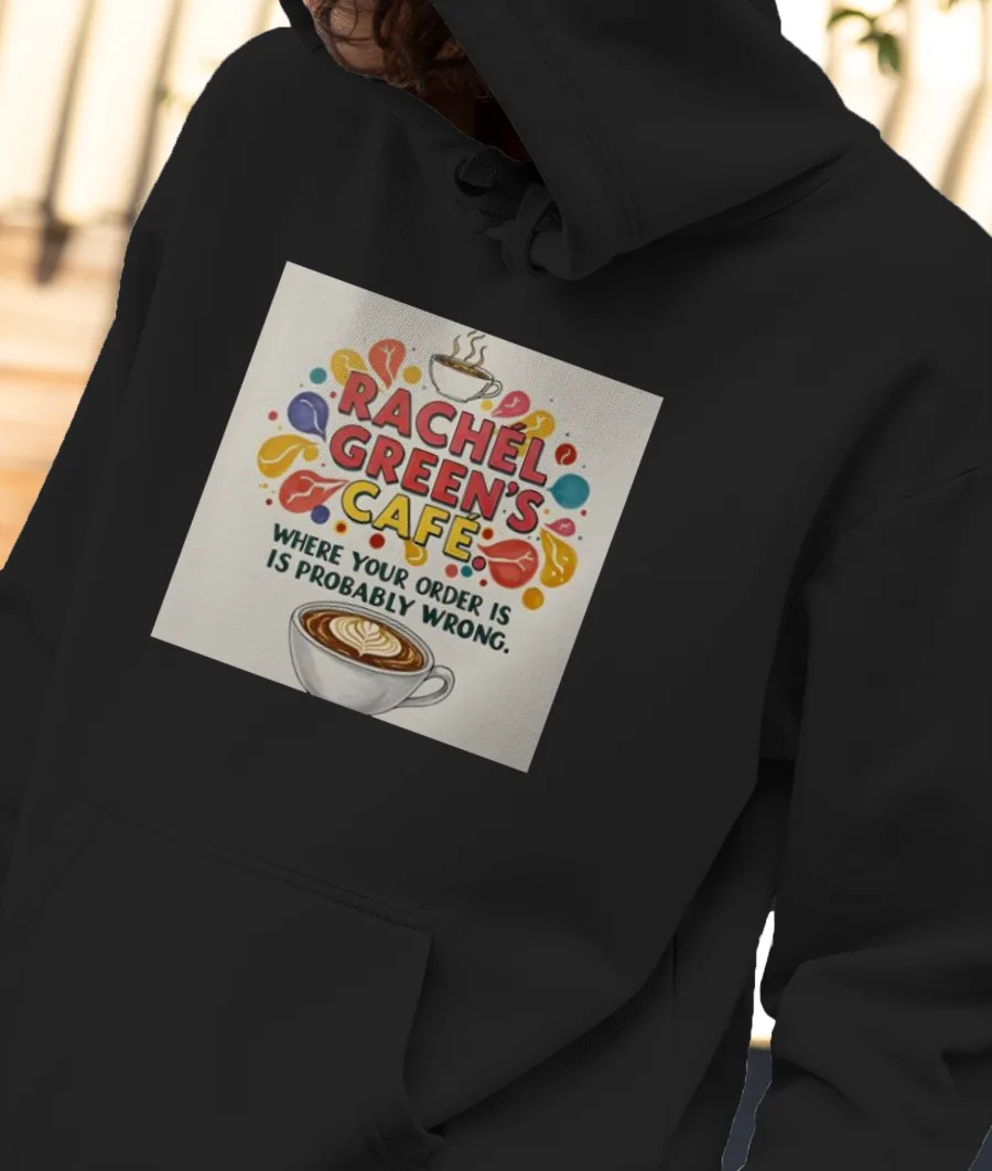 FRIENDS RACHEL GREEN Front-Printed Hoodie