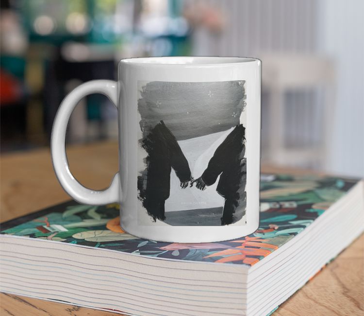 Holding hands by aliya .🫶🏻✨ Coffee Mug
