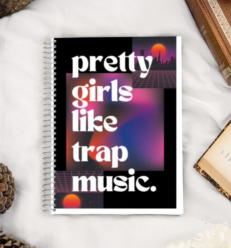 Trap Music A5 Notebook