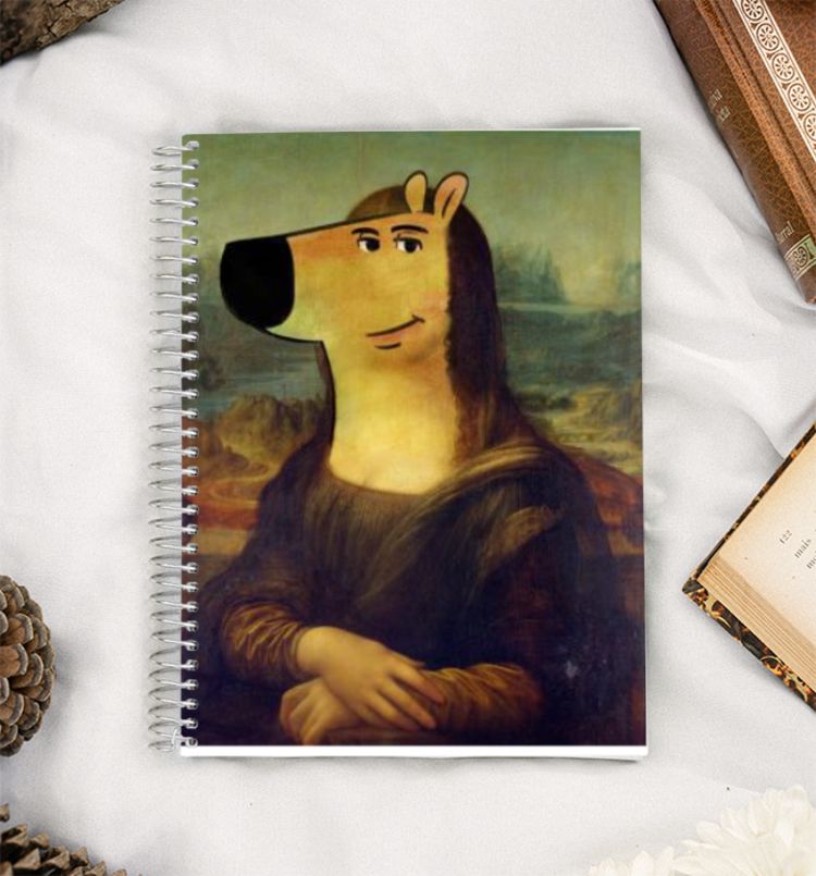 Chill Dogalisa  A5 Notebook