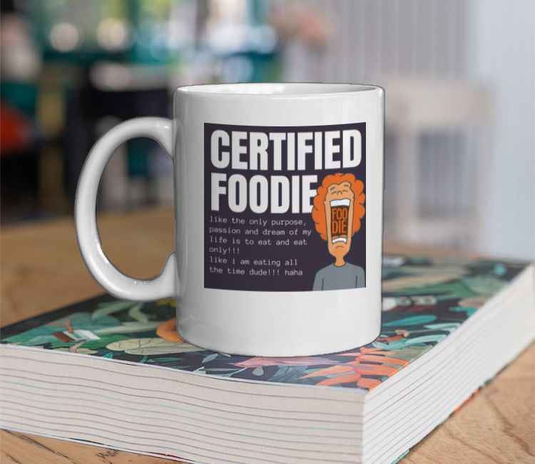 CERTIFIED FOODIE PRINT Coffee Mug