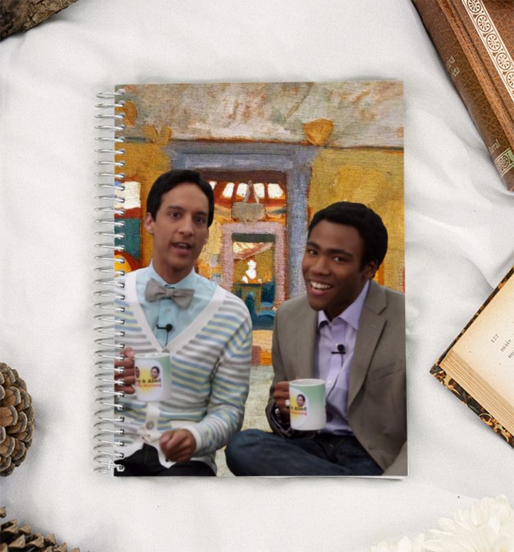 Community - Troy and Abed A5 Notebook