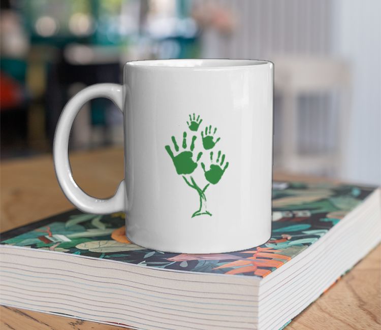 Ghost Hand Coffee Mug