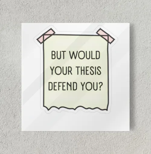 PhD tears  8" x 8" Acrylic Poster