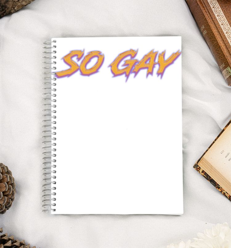 So Gay Pride A5 Notebook