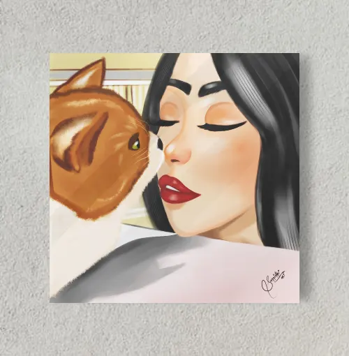 Pet Love 8" x 8" Acrylic Poster