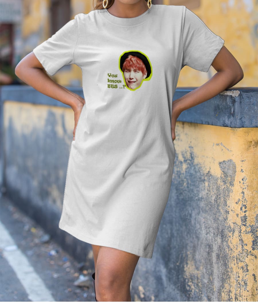 U know BTS? Suga T-Shirt Dress