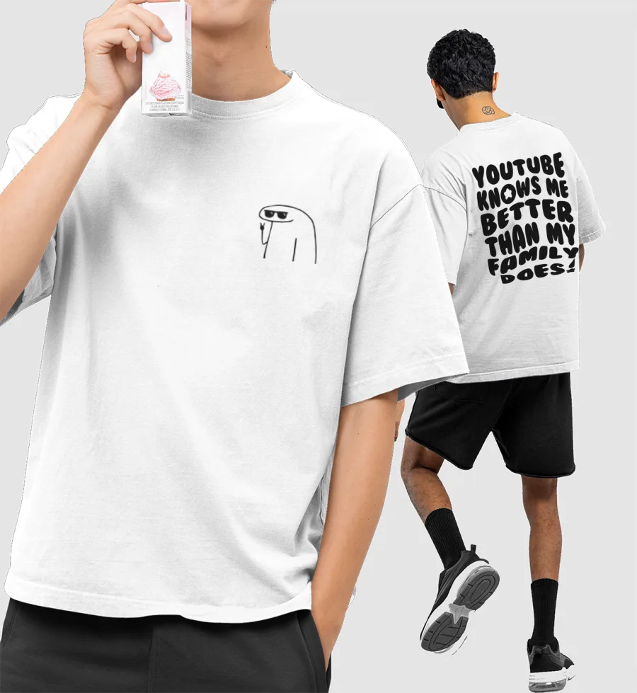 Facts! Oversized T-Shirt (Front & Back Print)