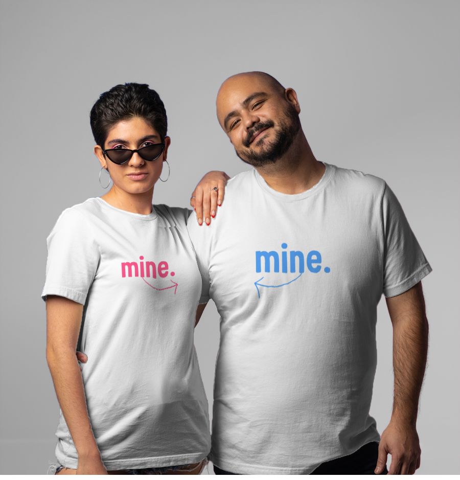 Mine Couple Goals twinning Combo T-Shirts