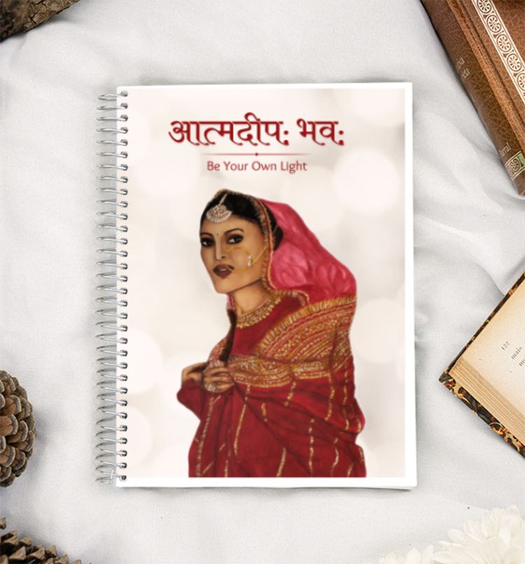 Sanskrit quote with meaning A5 Notebook