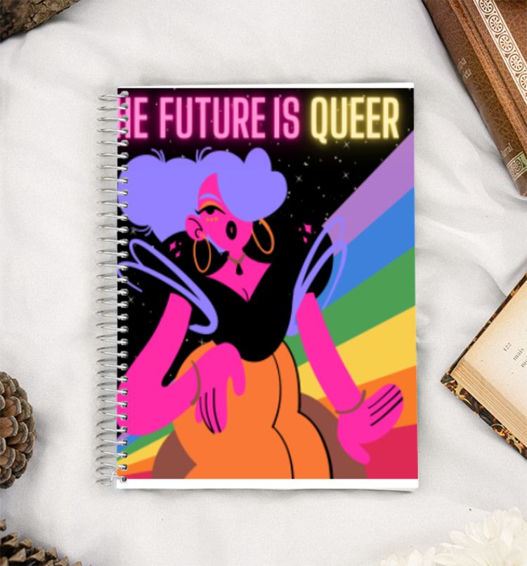 The future is queer A5 Notebook