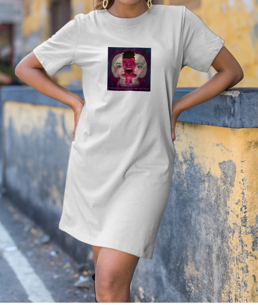 Funky dark art T-Shirt Dress