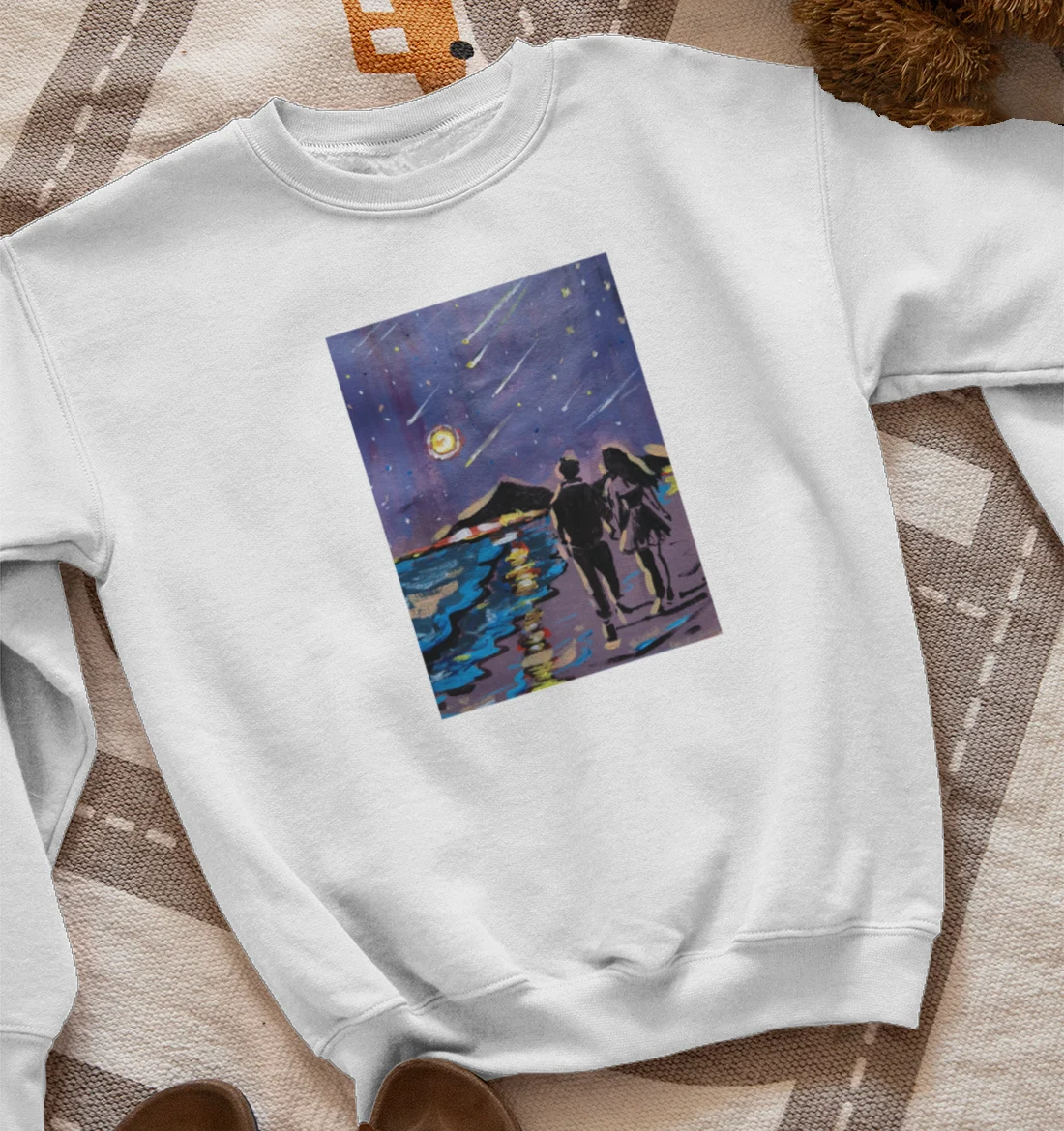 Couple in the night Sweatshirt