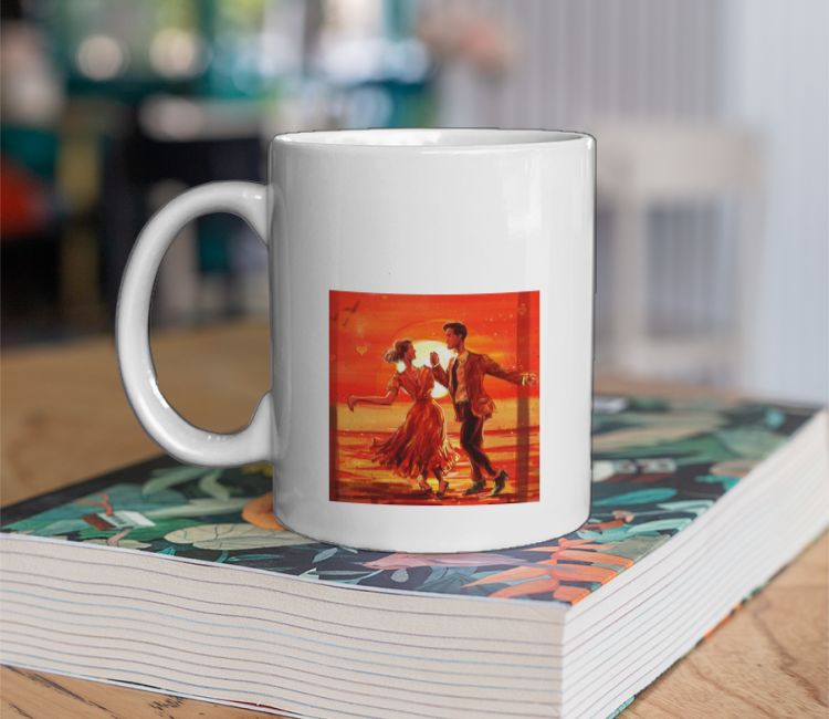 Dancing through life, hand in. Coffee Mug