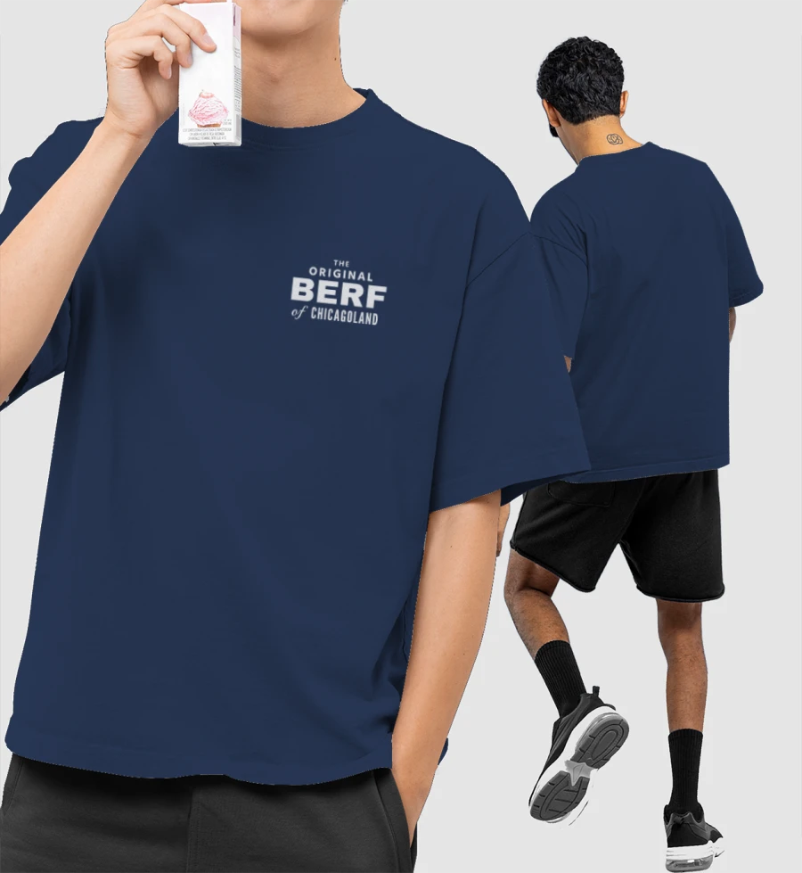 The Bear Front-Printed Oversized T-Shirt