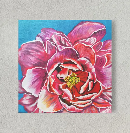 Flower  8" x 8" Acrylic Poster